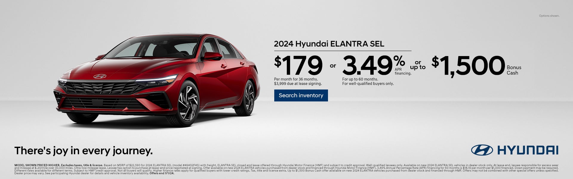 2024 Hyundai Elantra SEL offer